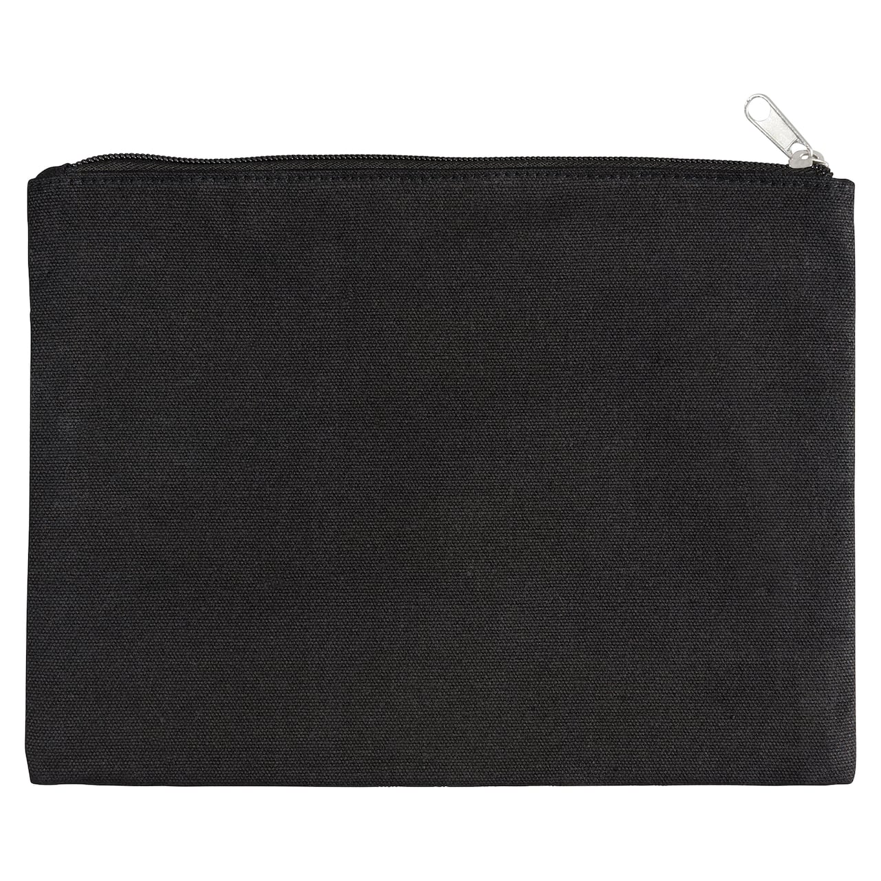 10&#x22; x 8&#x22; Black Canvas Pouch by Make Market&#xAE;